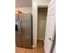 Pantry with wire shelving and stainless steel fridge at 143 Ilex Dr, Canton, GA 30114