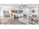 Bright, open concept living area flows into kitchen and dining spaces at 891 Channel Dr, Lawrenceville, GA 30046