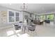 Bright dining area with contemporary decor, flowing into the kitchen and living spaces at 101 Fairfield Ct, Atlanta, GA 30314