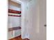 Functional mudroom with storage bench, hooks, and convenient access to the outdoors at 1663 Willow Way, Woodstock, GA 30188