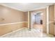 View of the dining room with tile floors and an entrance to another room at 2054 Fargo Se Pl, Atlanta, GA 30316