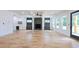 Bright living room with custom cabinetry, fireplace, and hardwood flooring at 1197 Avondale Se Ave, Atlanta, GA 30312