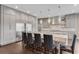 Gourmet kitchen with stainless steel appliances, a large island, and counter seating at 212 Fernwood Pl, Woodstock, GA 30188