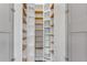 Pantry with multiple rotating shelves for maximum storage and convenience at 212 Fernwood Pl, Woodstock, GA 30188