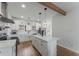Spacious updated kitchen with white cabinets, quartz countertops, and stainless steel appliances at 3285 Country Walk Dr, Powder Springs, GA 30127