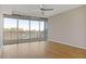This bedroom features natural light and hardwood floors at 3338 Peachtree Rd # Apt 403, Atlanta, GA 30326