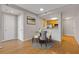 Cozy dining area next to the kitchen, perfect for meals, with modern decor creating an inviting atmosphere at 3338 Peachtree Rd # Apt 403, Atlanta, GA 30326