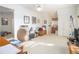 Spacious bonus room with ample space for workout equipment, neutral walls, and plenty of natural light at 3472 Honeycomb Se Dr, Conyers, GA 30094