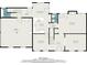 Layout of a home featuring a kitchen, dining room, Gathering room, laundry, garage, and breakfast nook at 3472 Honeycomb Se Dr, Conyers, GA 30094
