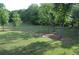 Picturesque view of a manicured backyard surrounded by mature trees, offering privacy and natural beauty at 8 Ripplewood Trl, Euharlee, GA 30145