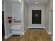 Finished basement with game area featuring a dart board and workout space at 8 Ripplewood Trl, Euharlee, GA 30145