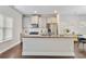 Modern kitchen with granite counters, stainless appliances and large island at 1405 Attwater Dr, Atlanta, GA 30316