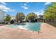 Community pool with an elegant gazebo and brick surround under a beautiful sky at 1405 Attwater Dr, Atlanta, GA 30316