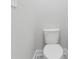 Modern toilet design showcasing a sleek, water-efficient fixture and clean, minimalist gray surroundings at 1405 Attwater Dr, Atlanta, GA 30316