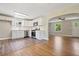 Modern kitchen features white cabinets, stainless steel appliances, and plenty of counter space at 1849 Broad Ave, Atlanta, GA 30344