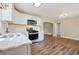 Bright kitchen with white cabinets, stainless steel appliances, and a stylish backsplash at 1849 Broad Ave, Atlanta, GA 30344