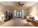 Bonus room with french doors to deck, large windows and space for entertaining at 2664 Long Pointe, Johns Creek, GA 30076