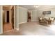 Spacious bonus room with sitting area and view to another part of the home at 2664 Long Pointe, Johns Creek, GA 30076