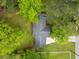 Aerial shot showcases the property's lush landscaping and mature trees at 3428 Quail Sw Run, Marietta, GA 30008