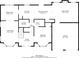 Detailed floor plan showcasing the layout of the first floor with dimensions for each room, total square footage, and excluded areas at 1013 Odelle Cir, Mcdonough, GA 30253