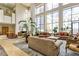 Grand lobby with tall ceilings, marble floors, and comfortable seating arrangements at 1280 W Peachtree Nw St # 3602, Atlanta, GA 30309
