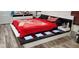 Bedroom boasting a modern platform bed with built-in lighting at 4520 Essen Lane, Cumming, GA 30041