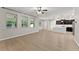 Open concept living space with kitchen views, lots of light, and views of the backyard at 336 Parc Xing, Acworth, GA 30102