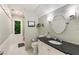 Bright bathroom with subway tile, modern fixtures, and a clean, streamlined design at 11355 Bowen Rd, Roswell, GA 30075