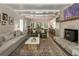Expansive open-concept living space connecting living room, dining and kitchen areas at 11355 Bowen Rd, Roswell, GA 30075