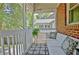 The porch features outdoor seating and views of the surrounding yard and neighborhood at 78 Atlanta Se Ave, Atlanta, GA 30315