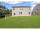 Manicured backyard featuring healthy green grass and well-kept two-story home at 3650 River Rock Rd, Lithonia, GA 30038