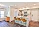 Modern kitchen with stainless steel appliances and breakfast bar at 955 Juniper Ne St # 4332, Atlanta, GA 30309