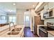 Kitchen view highlights granite countertops and stainless steel appliances at 955 Juniper Ne St # 4332, Atlanta, GA 30309