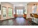 Open-concept living area showcasing hardwood floors and natural light at 955 Juniper Ne St # 4332, Atlanta, GA 30309