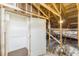 Unfinished attic space showing structural elements and potential for customization at 963 South On Main Dr, Woodstock, GA 30188