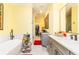 Bathroom features a soaking tub, vanity area, and ample space for personal items at 963 South On Main Dr, Woodstock, GA 30188