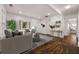 Comfortable living room features hardwood floors, a cozy seating area, and stylish decor at 2584 Oldknow Dr, Atlanta, GA 30318