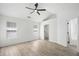 Serene bedroom with vaulted ceiling and new floors at 1835 Patrick Mill, Buford, GA 30518