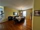 Formal dining room with hardwood floors, a large window and elegant decor at 2667 Hampton Park Dr, Marietta, GA 30062