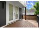 View of deck featuring french doors and black metal railings at 32 Wadley Nw St, Atlanta, GA 30314