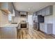Modern kitchen with stainless steel appliances and stylish cabinetry at 4593 Bexley Way, Stone Mountain, GA 30083