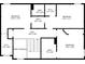 Upstairs floor plan showing the layout of the bedrooms, bathrooms, and closets at 2431 Kingston Heath Way, Marietta, GA 30008