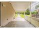 A patio featuring neutral siding and covered ceiling at 733 San Fernando Se Dr, Smyrna, GA 30080