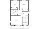 Detailed floor plan for second floor showing layout of rooms at 3707 Lance Bluff Ln, Duluth, GA 30097
