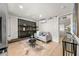 Cozy living room with modern decor, including a comfortable sofa and stylish shelving at 770 Ormewood Se Ave, Atlanta, GA 30312