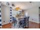 Bright dining room space, ready for celebrations with balloons and abundant natural light at 4023 Port Springs Trl, Snellville, GA 30039