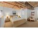 Cozy bedroom with exposed beams, neutral tones, and soft lighting at 170 Boulevard Se # 115E, Atlanta, GA 30312