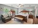 Spacious main bedroom boasting neutral colors, and windows at 878 Park Creek Sw Ct, Marietta, GA 30064