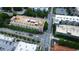 Overhead view showcasing building's location near city streets with lush trees and parking at 881 Memorial Se Dr # 307, Atlanta, GA 30316