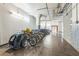 Hallway featuring dedicated bicycle parking, providing secure and organized storage for residents at 881 Memorial Se Dr # 307, Atlanta, GA 30316